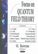 Frontiers in Field Theory (book cover)