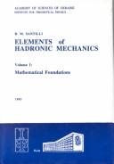 Elements of Hadronic Mechanics, Vol II Theoretical Foundations (book cover)