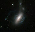ESO 576-69 is believed to be the nucleus of a former spiral galaxy.<ref>"The messy result of a galactic collision". ESA/Hubble Picture of the Week. Retrieved 29 May 2013. </ref>