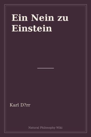 Ein Nein zu Einstein (placeholder cover)