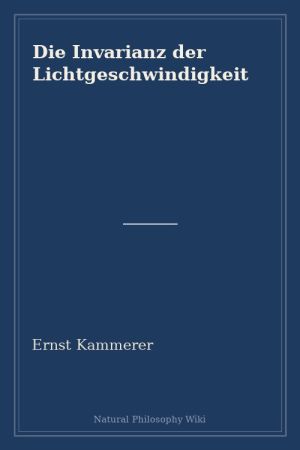 Die Invarianz der Lichtgeschwindigkeit (placeholder cover)