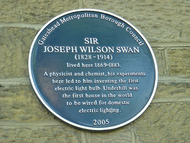 File:Sir Joseph Swan blue plaque.jpg