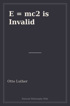 E = mc2 is Invalid (placeholder cover)