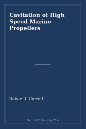 Cavitation of High Speed Marine Propellers (placeholder cover)
